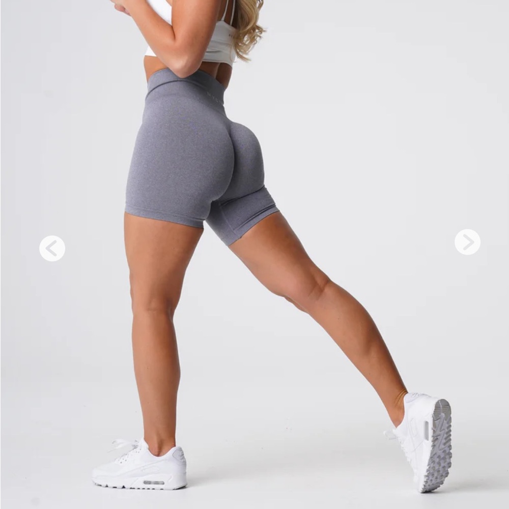 NVGTN Women's Gray Pro Seamless Shorts